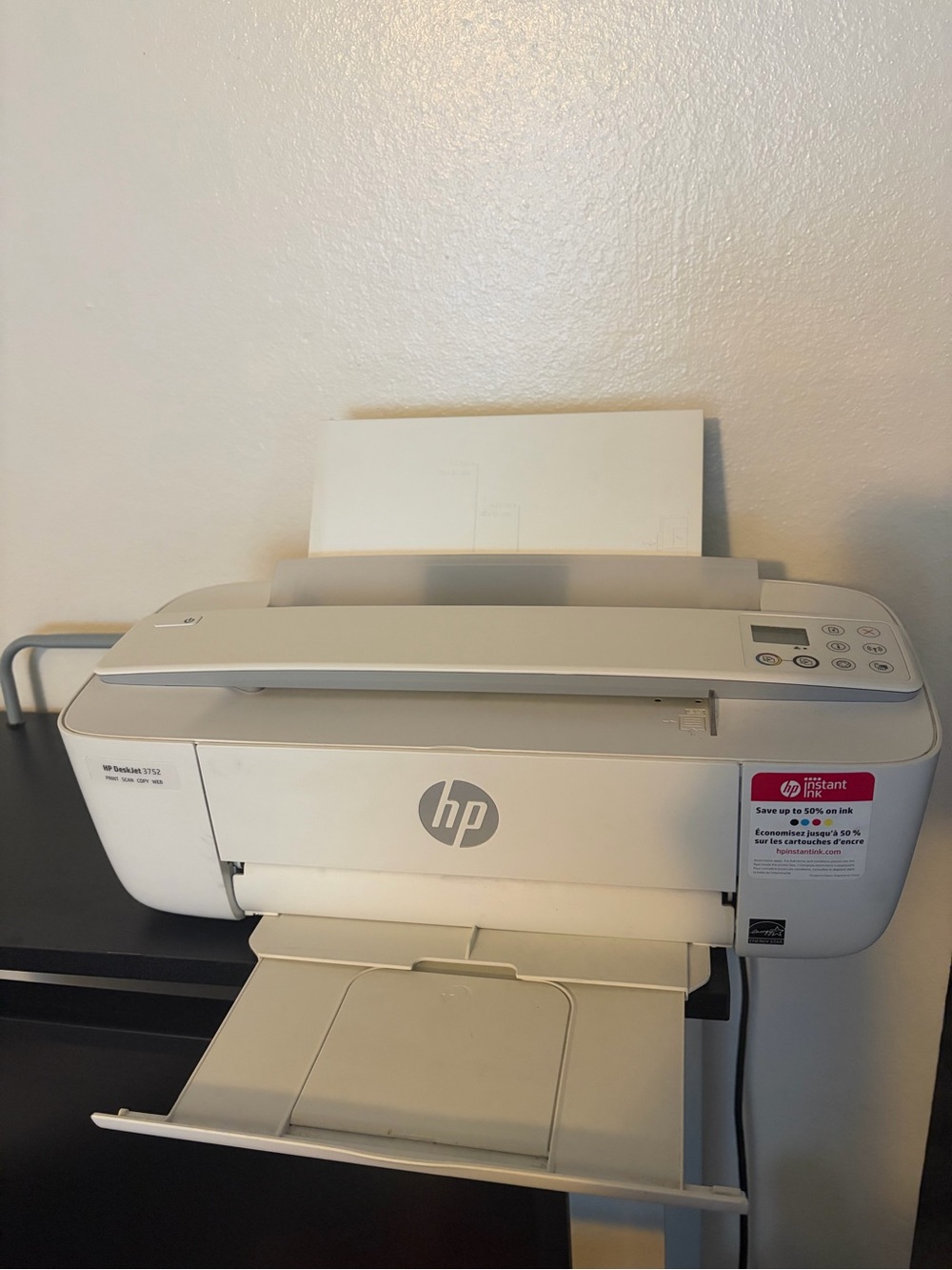 Hp printer deskjet 3752 - Picture 2 of 3